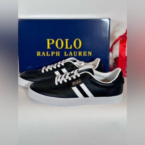 Polo Ralph Lauren Other - NIB Polo Ralph Lauren Men's Court Retro Leather Sneakers